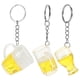 thumbnail image 1 of 3pcs copa de cerveza llavero taza de cerveza llave llaver, 1 of 6