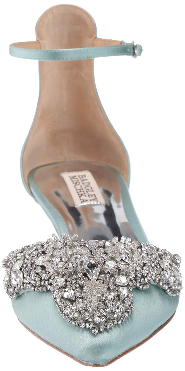 badgley mischka fiana ankle strap pump