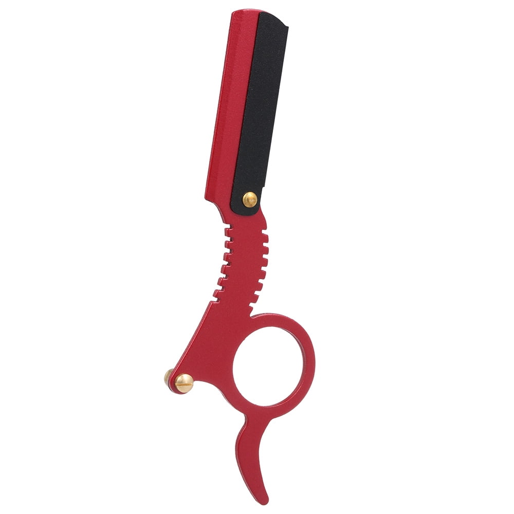 Professional Straight Edge Barber Razor Stainless Steel Blade Men's