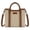 Beige, variant on Wrangler Womens Braided Tote Bag Western Style Suede Top Handle Handbag With Detachable Crossbody Strap, Tan