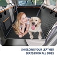 thumbnail image 6 of Waterproof Back Seat Extender for Dogs,Dog Hammock for car Hard Bottom,Pet car seat Cover Hard Bottom (Black), 6 of 7