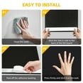 thumbnail image 6 of Fixdono Felt Bulletin Board Tiles, No-Drill Wall Organizer & Cork Board Alternative, 16 Pack with Pins for Home Office, Classroom & Renters (Black), 6 of 8