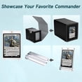 thumbnail image 4 of Deck Box, bandeja de dados y torre 2 en 1 para MTG Commander, color negro y gris, 4 of 6