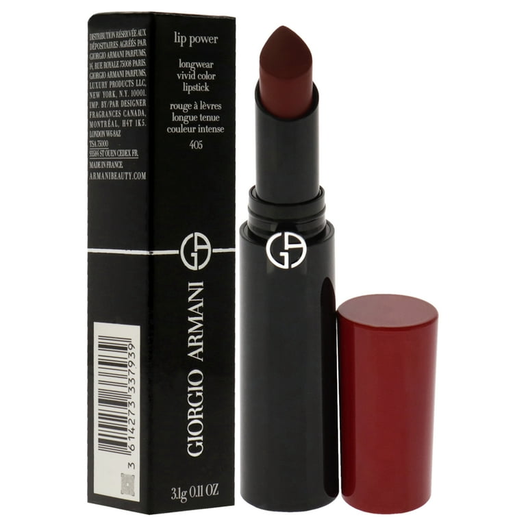 Giorgio Armani Lip Power Longwear Vivid Color Lipstick - 405