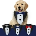 thumbnail image 7 of Moocorvic Dog Tuxedo Dog Suit Dog Halloween Bandana Collar With Bow Tie, Engagement Birthday Gifts For Small Medium Large Dogs, 7 of 7