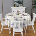 thumbnail image 2 of Princess Unicorn Pattern Round Tablecloth 60"x60",Wrinkle Wipeable Table Cloth for Kitchen Dining Room Picnic Patio Party, 2 of 6