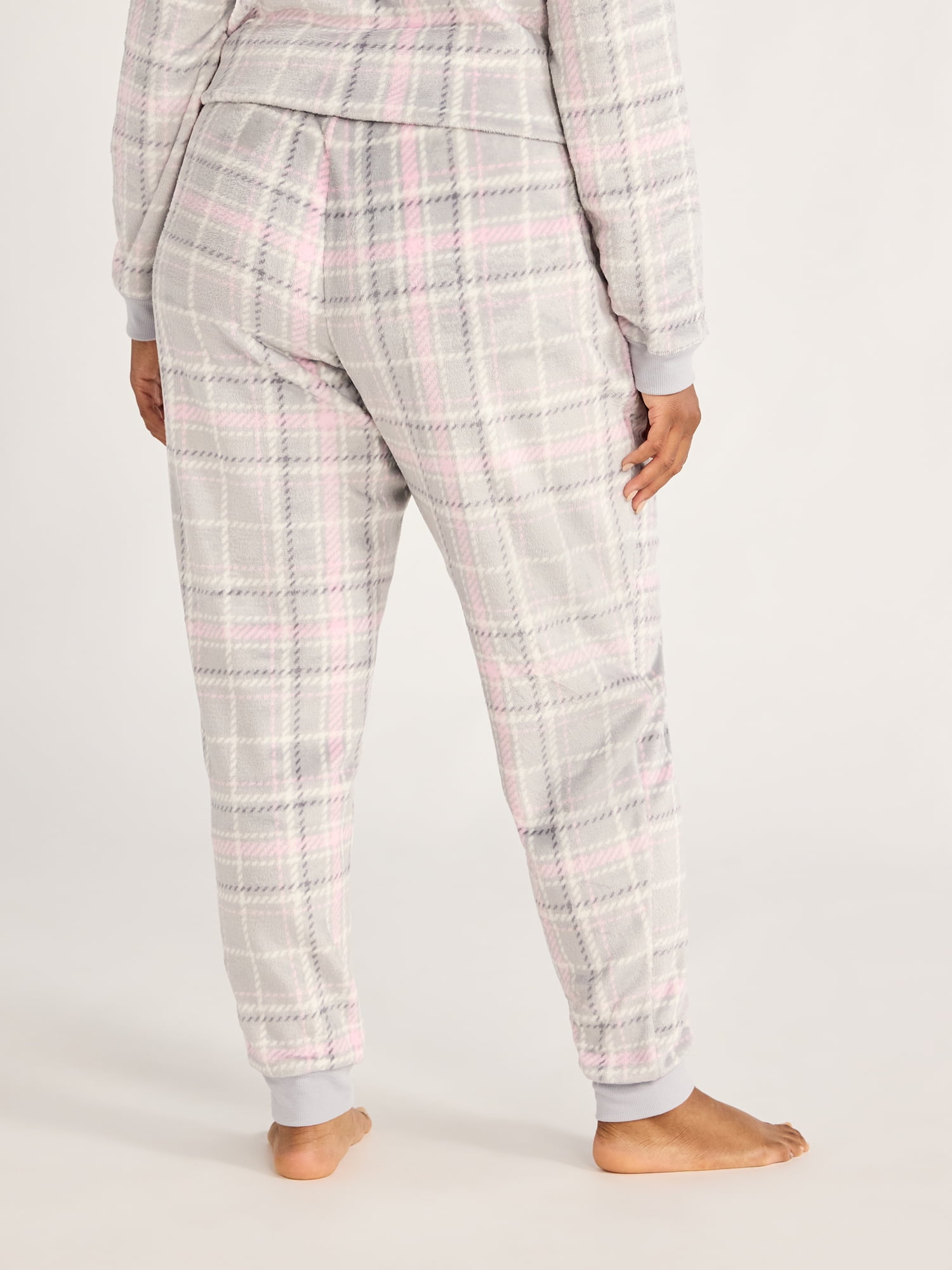 Joyspun Women's Plush Sleep Jogger Pants, Sizes XS-3X