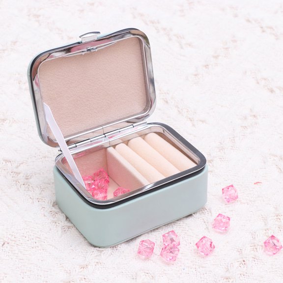 ETEREAUTY Fashion Jewelry Box Portable Storage Case and Practical Design for Travel and Home Organization