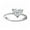 Silver, variant on CILENON Love Ring Personalized Metal Full Diamond Microinlaid Zircon Female Ring Jewelry Gift Stackable Rings Sterling Silver Rings Wedding Ring(Silver,One Size)