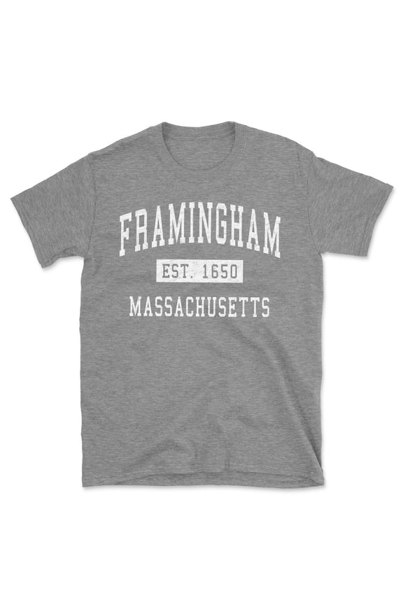Framingham Massachusetts Classic Established Men's Cotton T-Shirt