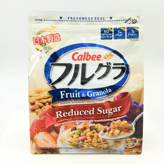 Calbee Frugra Fruit Granola Reduced Sugar 15oz