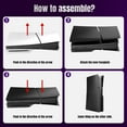 thumbnail image 3 of Nspiel Face Plates for PS5 Slim, Faceplate Protective Shell Replacement Plate Dustproof Anti-Scratch Console Cover, 3 of 6