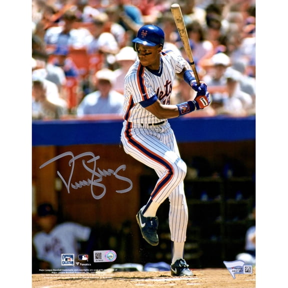 Collectible Darryl Strawberry New York Mets Autographed 8" x 10" Slugging Photograph - Fanatics Authentic Certified