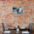 thumbnail image 6 of Room Decor 1pc Snowboarder Metal Wall Art, Frameless Iron Tin Sign, Weatherproof Vivid Colorful Snowboarding Print, 8x12 Inches, for Home Decor, 6 of 7