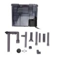 thumbnail image 1 of Fish Ultra Waterfall Pump Aquarium Wall Hanging Waterfall Filter Pump PVC Fish Tank Waterfall Pump for Home Shop Office US 110V, 1 of 15