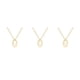 thumbnail image 5 of Collar de cadena de moda joyería de Oro ajustable exquisita Qarigey, 5 of 6