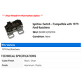 thumbnail image 2 of Ignition Switch - Compatible with 1979 Ford Ranchero, 2 of 2