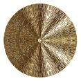 thumbnail image 2 of Conditiclusy Wall Hanging Creative Exquisite Golden Metal Round Wall Disc House Opening Gift, 2 of 7