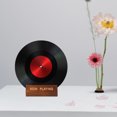 thumbnail image 2 of OULII Vinyl Storage Organizer Wooden Record Rack Stand Music Lovers 1Set, 2 of 4