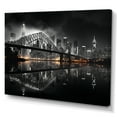 thumbnail image 2 of Designart "Noir Cityscape of Canada II" Canada Wall Art Print, 2 of 5