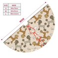 thumbnail image 3 of Sikiie Cartoon Poodle Dog 30-48 inches {designName} Print Christmas Tree Skirt Snowman Xmas Tree Skirt with Edge Christmas Decorations for Holiday Party48", 3 of 7