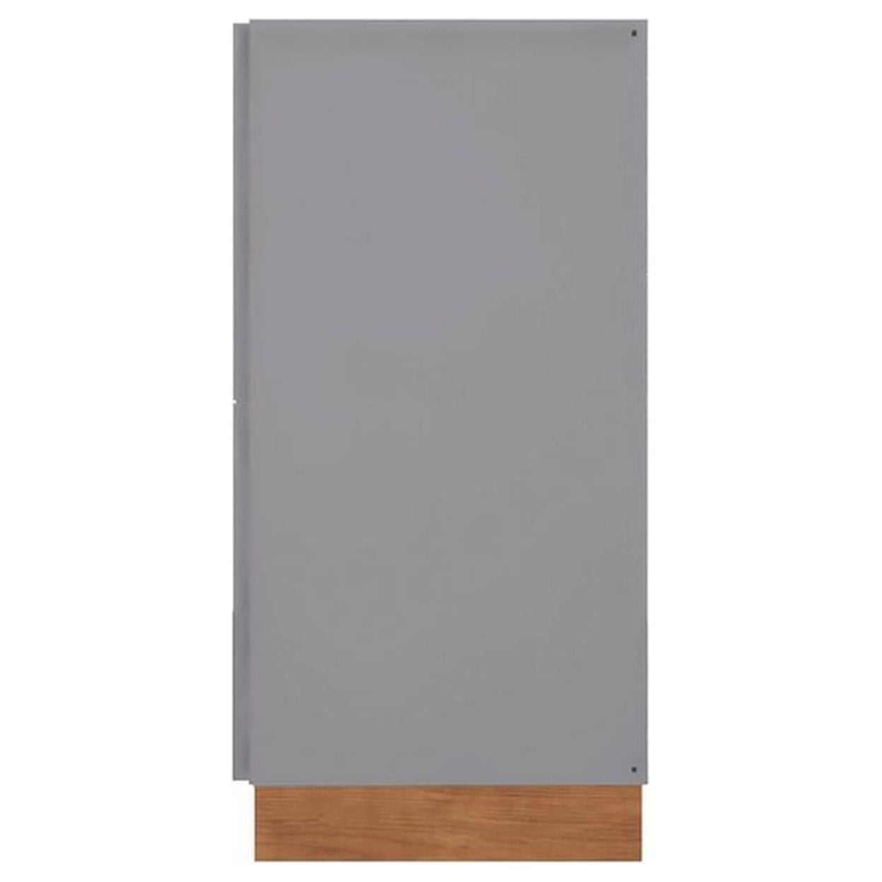 Cornelia Cabinet with 4 Shelves in Grey