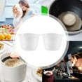 thumbnail image 6 of Plastic 120ml Electric Cooker Rice Measuring Cup 2pcs Clear White, 6 of 8
