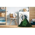 thumbnail image 2 of Ahgly Company Tapis Rond Lavable en Machine Intérieur Transitionnel Vert, 4 Pieds Rond, 2 of 7