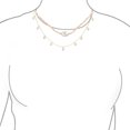 thumbnail image 3 of Bling Jewelry Womens  Minimalist Choker Necklace Pink Gemstones Baroque Pearl, 3 of 4