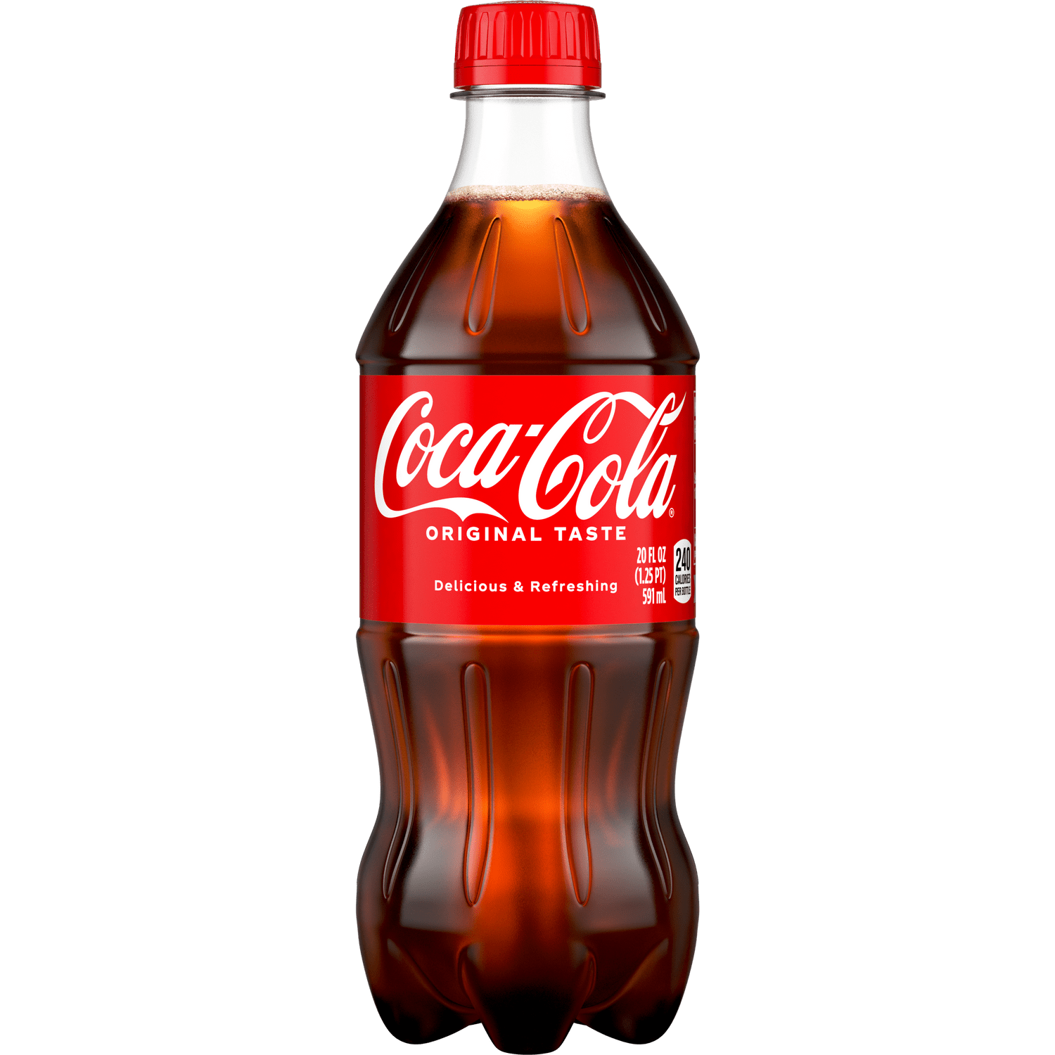 Coca Cola Classic 20 oz Plastic Bottles - Pack of 24