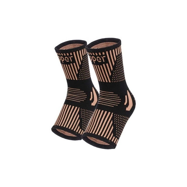 Chevilles Bretelles Sueur Absorbant Antidérapant Sport Chaussette Élastique Respirant Compression Protection Unisexe Gym Blessures Récupération Soutien Bande L