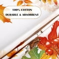 thumbnail image 3 of Fall Maple Leaves Tea Towels, 100% Cotton Kitchen Towel Set of 4 20×27.5 inch, Multi-Purpose Quick Dry Dish Towels Dishcloths for Kitchen Dining Home Decoration, 3 of 6