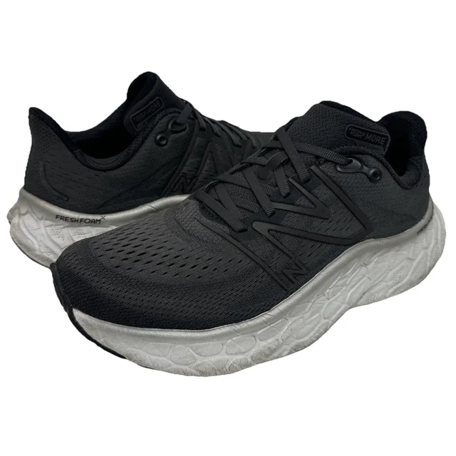New Balance Fresh Foam X More V4 Mens 9 D Womens 10.5 D Road Running Shoes Gray