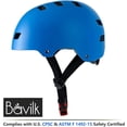 thumbnail image 2 of Bavilk Skateboard Bike Helmet for Boys and girls,Bicycle Helmet for Kids Youth Adults,Blue S, 2 of 6