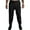 Black, variant on Wyobmus Mens Pleated Cargo Pants Plus Size Joggers Loose Solid Color Drawstring Tapered Pants,M-4Xl Light Blue