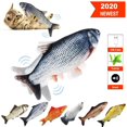 thumbnail image 1 of Jouet de Chat de Poisson Mobile Électrique Réaliste Simulation de Peluche Électrique Wagging Poissons Enfants Cataire Kicker Jouet pour Chaton Chaton Chaton, 1 of 7