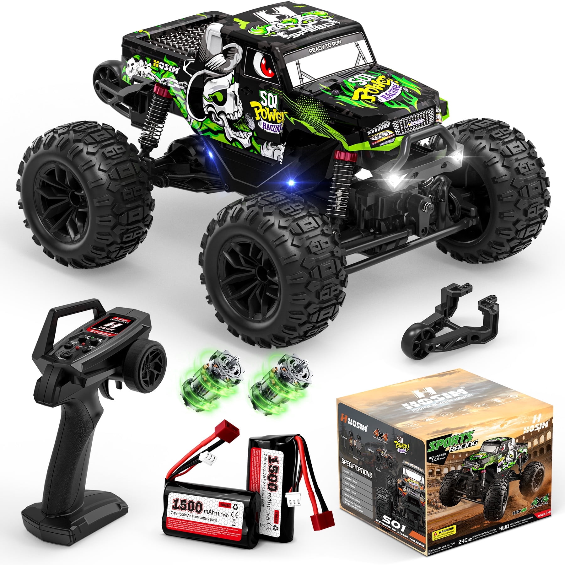 Tamiya Radio Control 1-10 Scale Super Clod Buster Truck Kit with