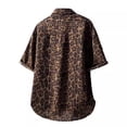 thumbnail image 5 of CONFREE Mens 2 Peice Shorts Sets Casual Men's Summer Outfits Set Leopard Y2K Buttons Shirts Shorts Streetwear Track Suit for Men, 5 of 9
