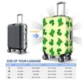 thumbnail image 4 of Fotbe St. Patrick's Day Luggage Cover Protector, Suitcase Protector，Scratch and Dirt Resistant, Fits 18-32 Inch Luggage-X-Large, 4 of 7