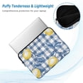 thumbnail image 2 of FORMRS 13-13.3 inch Laptop Sleeve Case Soft Carrying Quilted Computer Bag Cover, Light Lemon, 2 of 7