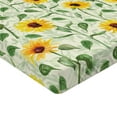 thumbnail image 4 of Ambesonne Sunflower Fitted Sheet, Summer Flowers Country, Twin XL Size, Earth Yellow and Green, 4 of 5