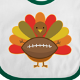 thumbnail image 4 of Inktastic Thanksgiving Day Turkey Football Fan Boys or Girls Baby Bib, 4 of 4