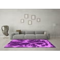 thumbnail image 3 of Ahgly Company Indoor Square Abstract Pink Modern Area Rugs, 8' Square, 3 of 4