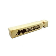 Bulk Buys KM062-24 Beige Wooden Train Whistle - Pack of 24