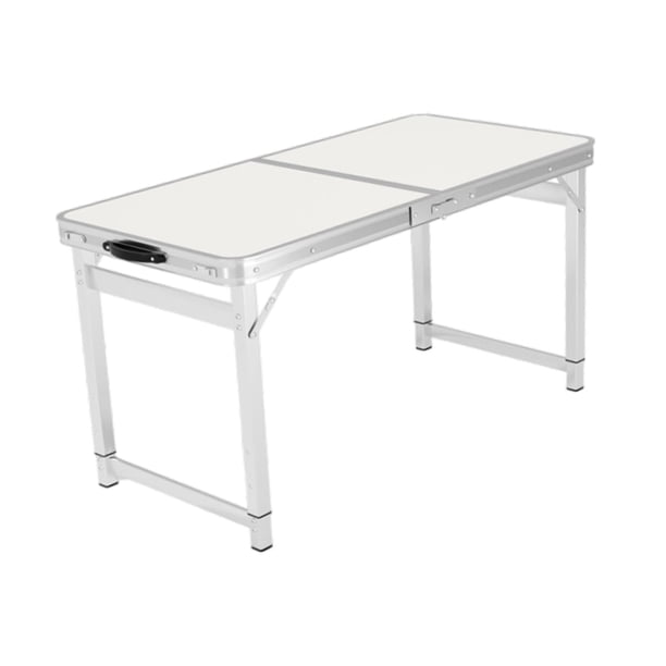 Mesa plegable mesa de comedor portátil ligera para senderismo de patio mochilado Tubo cuadrado áspero