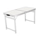 thumbnail image 1 of Mesa plegable mesa de comedor portátil ligera para senderismo de patio mochilado Tubo cuadrado áspero, 1 of 8