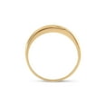 thumbnail image 4 of 10kt Yellow Gold Mens Round Diamond Wedding Band Ring 1/4 Cttw, 4 of 4