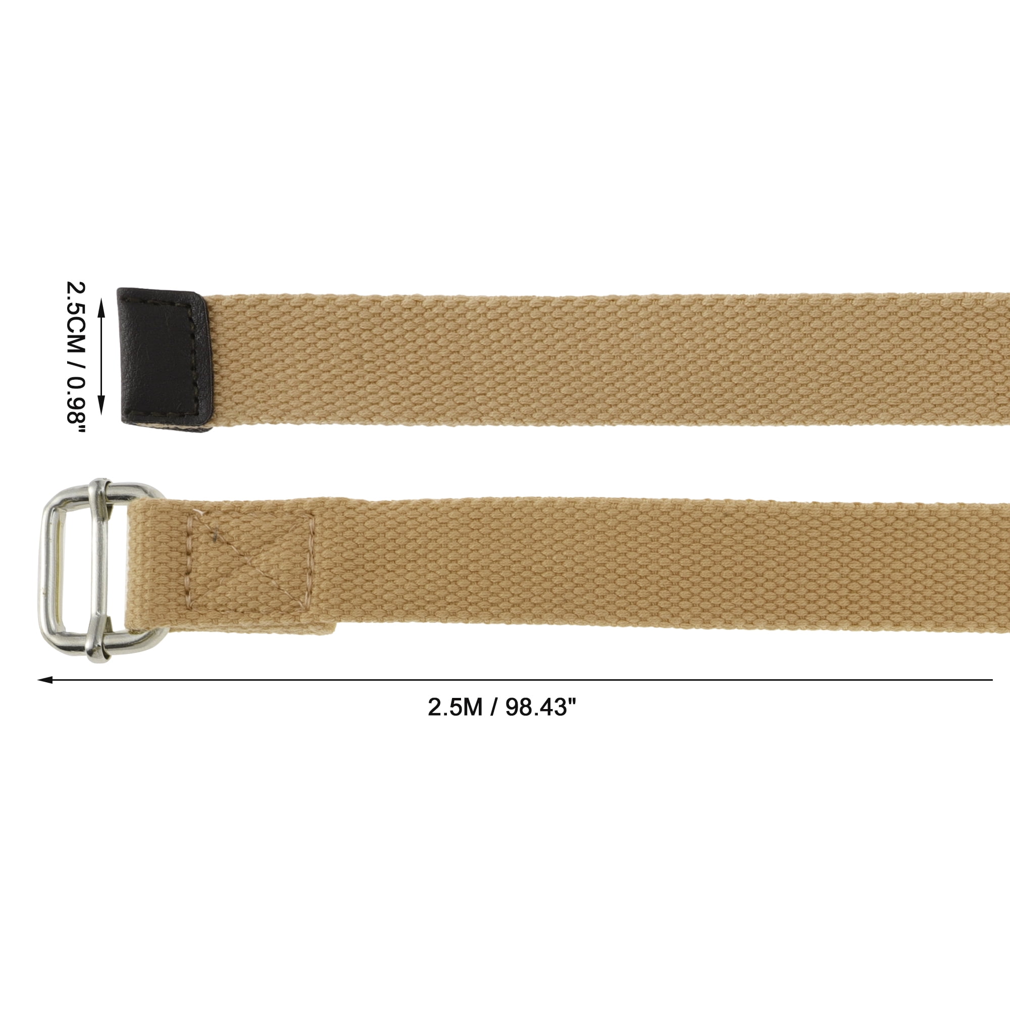 Unique Bargains 1Pc Women Yoga Stretch Band 98.43 Inch Length Brown