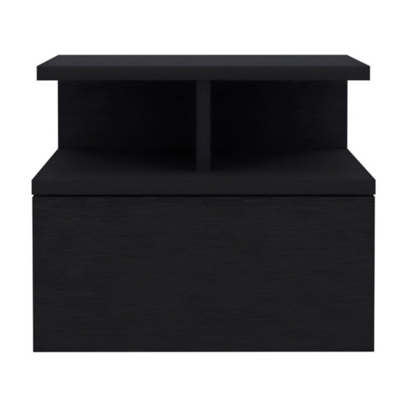 Adele Floating Nightstand -Bedroom-Black