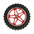 thumbnail image 3 of Roue Arrière, Roues de Mini Vélo en Caoutchouc avec Haute Rigidité pour Vélo Rouge, 3 of 8